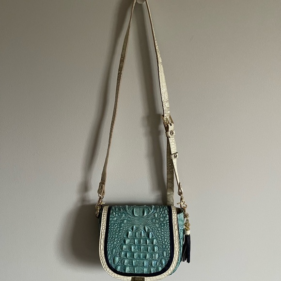 Brahmin Teal Crossbody Bag - Picture 2 of 6